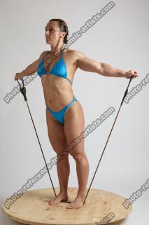 DOMINIKA EXERCISING SPREAD ARMS